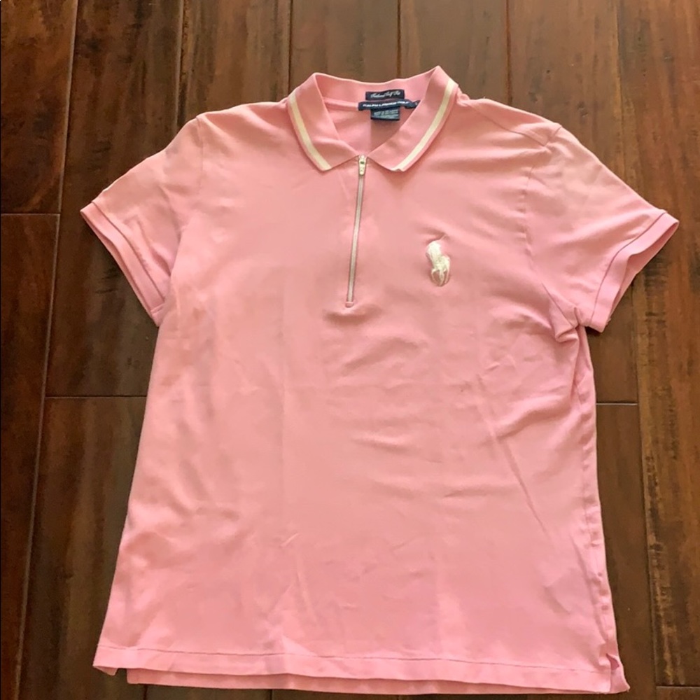 Pink Ralph Lauren Women’s Golf polo shirt